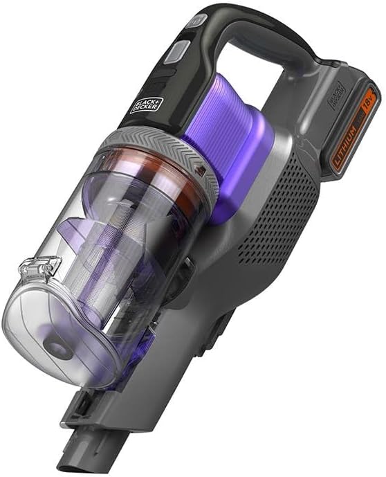 Black & Decker Cordless Pet Stick Vacuum | Handheld Vac Home Car Pet Hair Cleaner Carpet Floor
