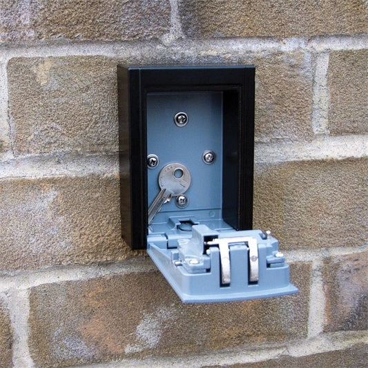 Wall-Mounted Key Storage Safe | Unit Apartment BNB Hotel Motel Padlock | Key Safe Keeping Box