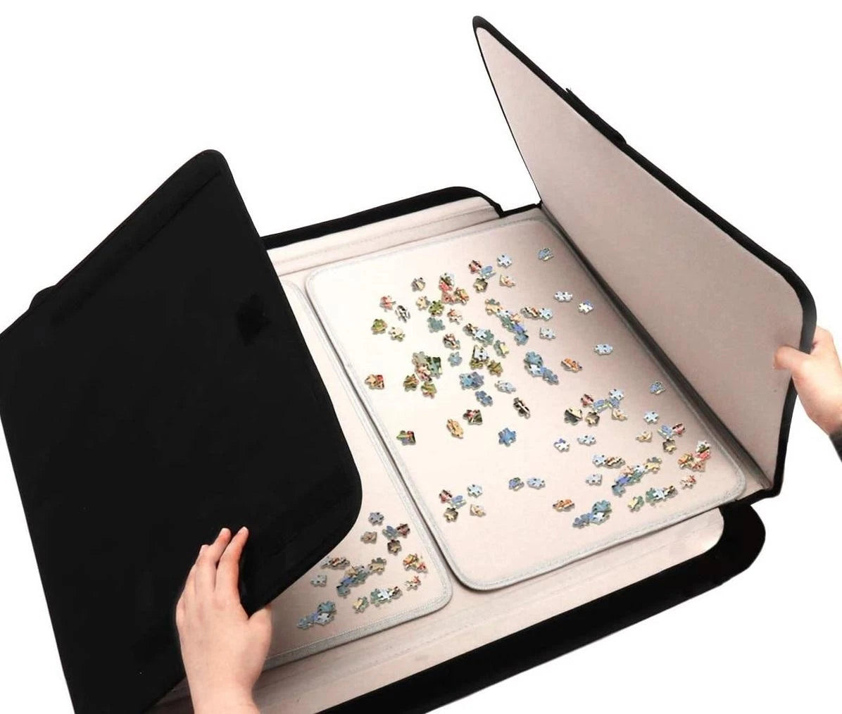 Portable Jigsaw Puzzle Carrier Board | 1000 Piece Mat Jig Saw Accessory Safe Carry Case Holder