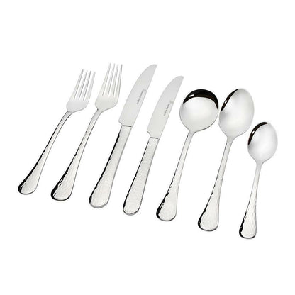 Stanley Rogers 56 Piece Cutlery Set | Stainless Steel Polished 8 Person Set | Forks, Knives, Spoons