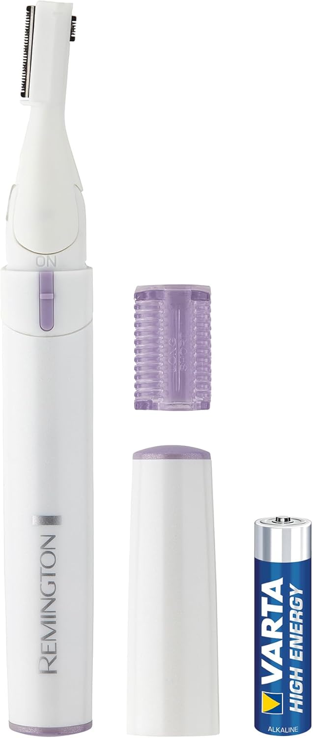 Remington Women's Compact Shaver Trimmer | Lady Shaver Groomer Face Body Hair Remover Clipper