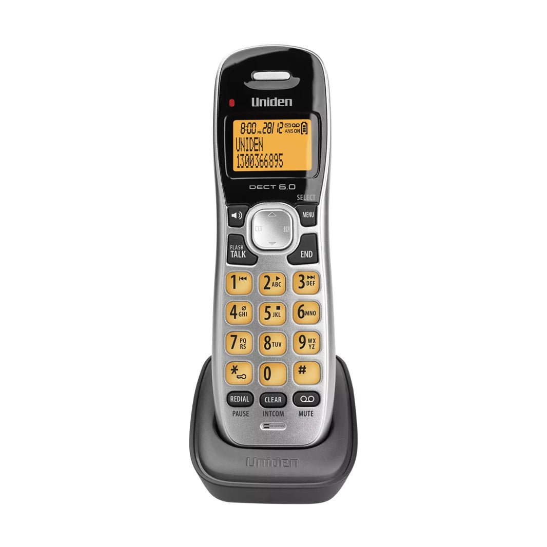 Uniden Cordless Phone Twin Handset | 2 Handset Digital Telephone, Answering Machine, Caller ID