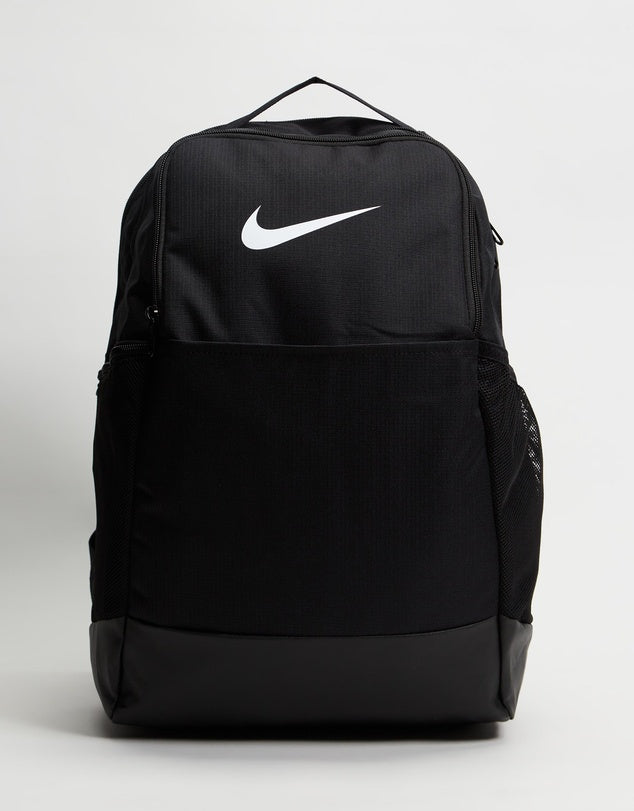 Nike Sports Backpack 24L Medium | Gym Travel Kids School Black Bag Back Carrier