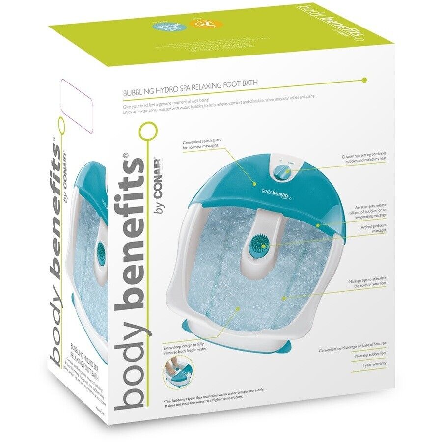 Bubbling Foot Spa | Heat Maintaining Footspa Feet Spa Pedicure Massage Massaging Spa Bath