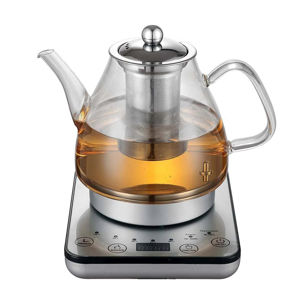 Digital Glass Kettle Cordless Water Jug | Tea Infuser 1.2L Kettle Home Office
