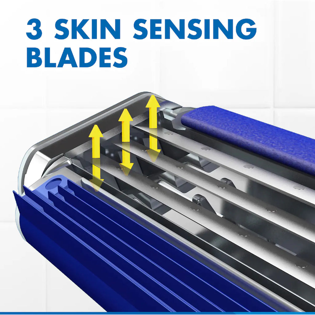 36PK Gillette Sensor 3 Men's Disposable Razors - Razor Blades Travel Shavers Flexing Razorblades