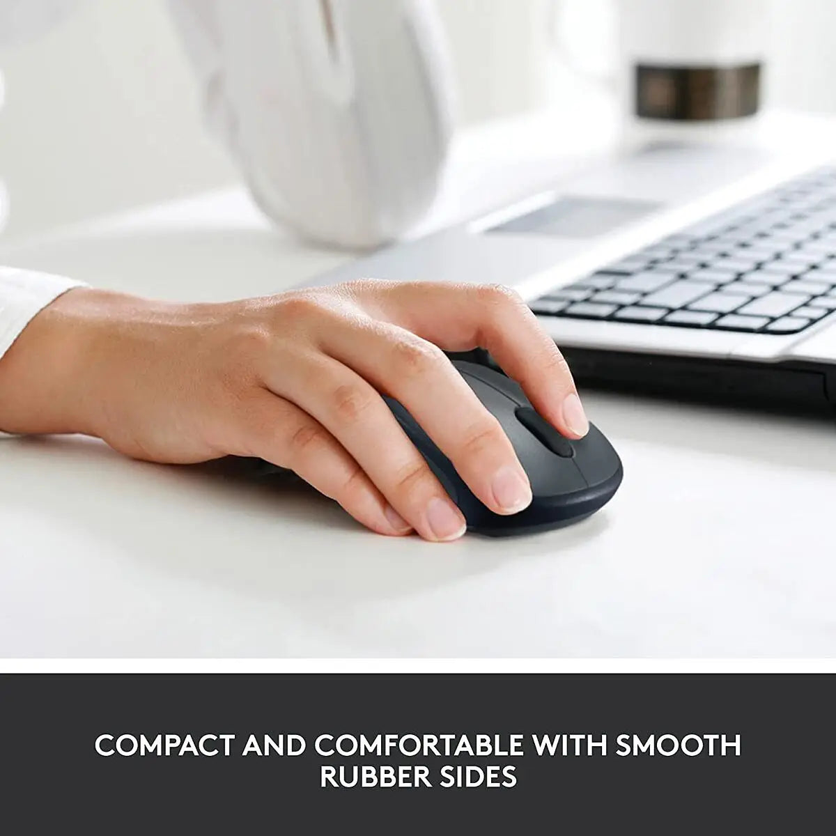 Logitech Wireless Bluetooth Mouse | Slim Soft Rubber Grips | Computer Laptop School Work