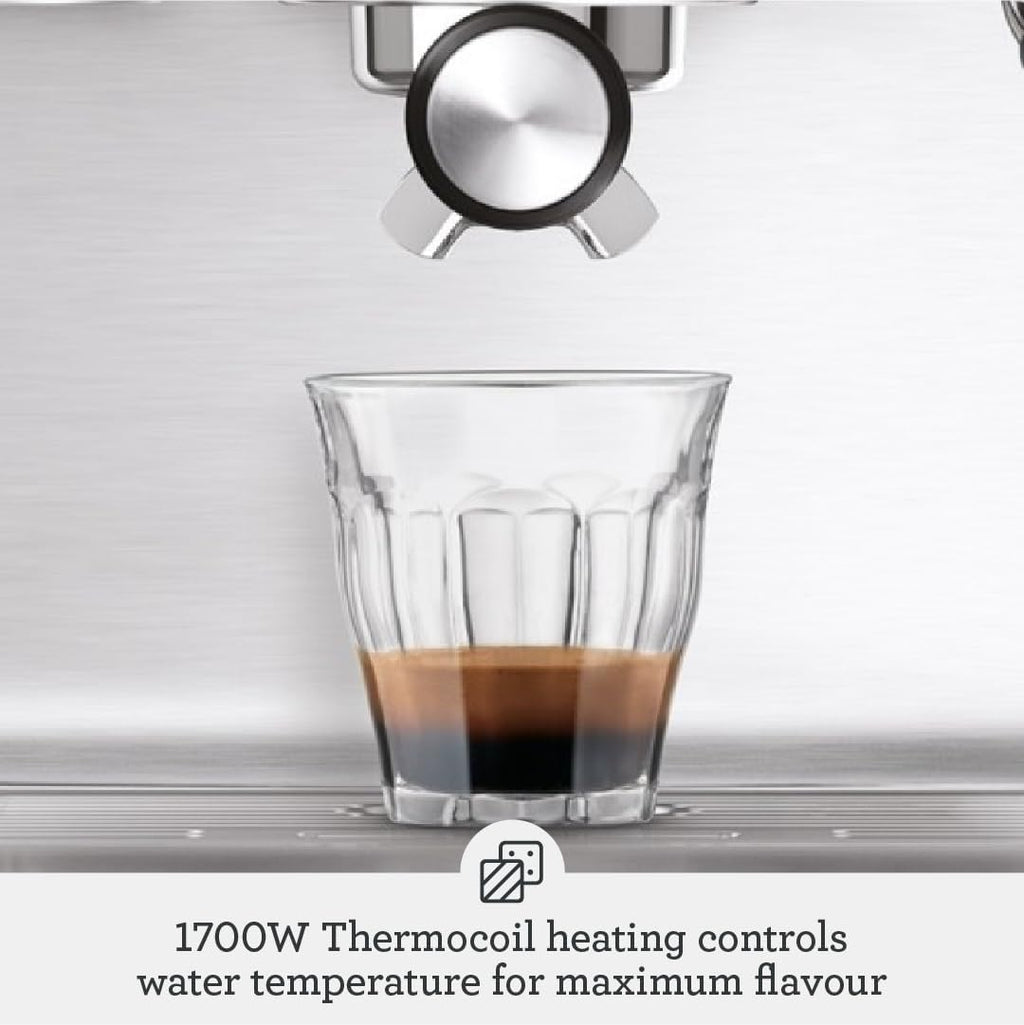 Breville Espresso Coffee Machine with Milk Frother | Cappuccino Latte Maker | 15 Bar Italian Pump |  54mm Portafilter
