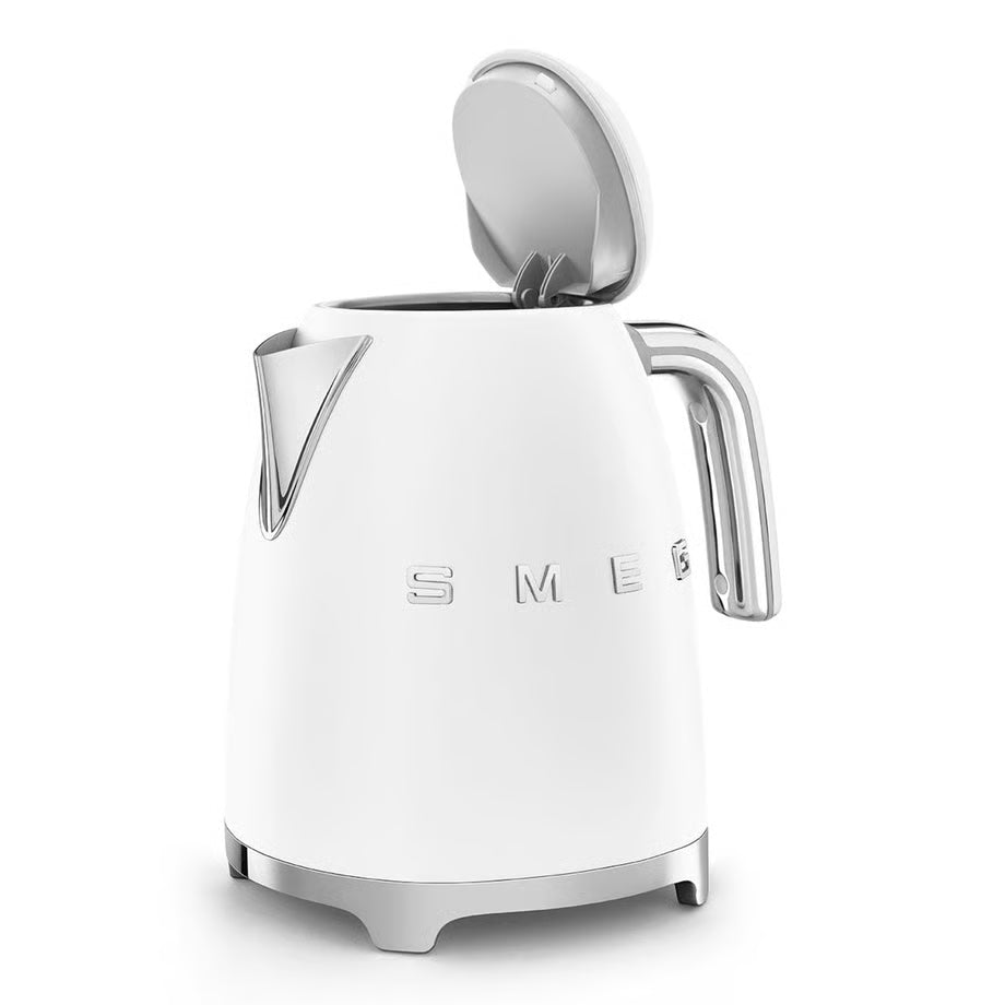 SMEG Cordless Electric Kettle, Retro White Water Boiler Hot Water Jug - Home Kitchen Appliances
