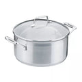 Scanpan Impact 24cm Stock Pot Pasta Cooking Pot 4.8L Stainless Steel Casserole with Lid