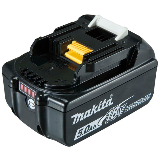Makita 18V Li-Ion Battery | Genuine Recharge Powertool Battery Fuel Gauge Indicator | Jobsite Battery Home DIY