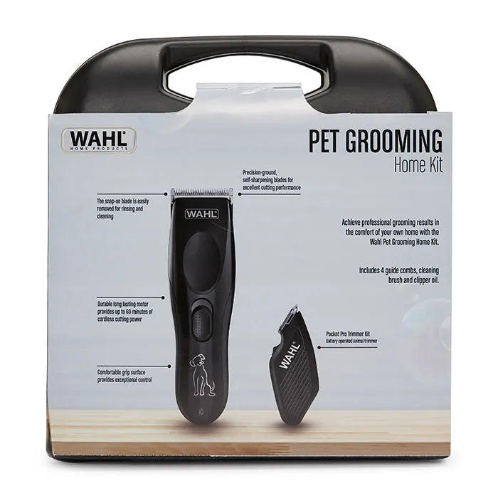 Wahl Cordless Dog Grooming Kit | Rechargeable Pet Hair Clipper and Battery Trimmer