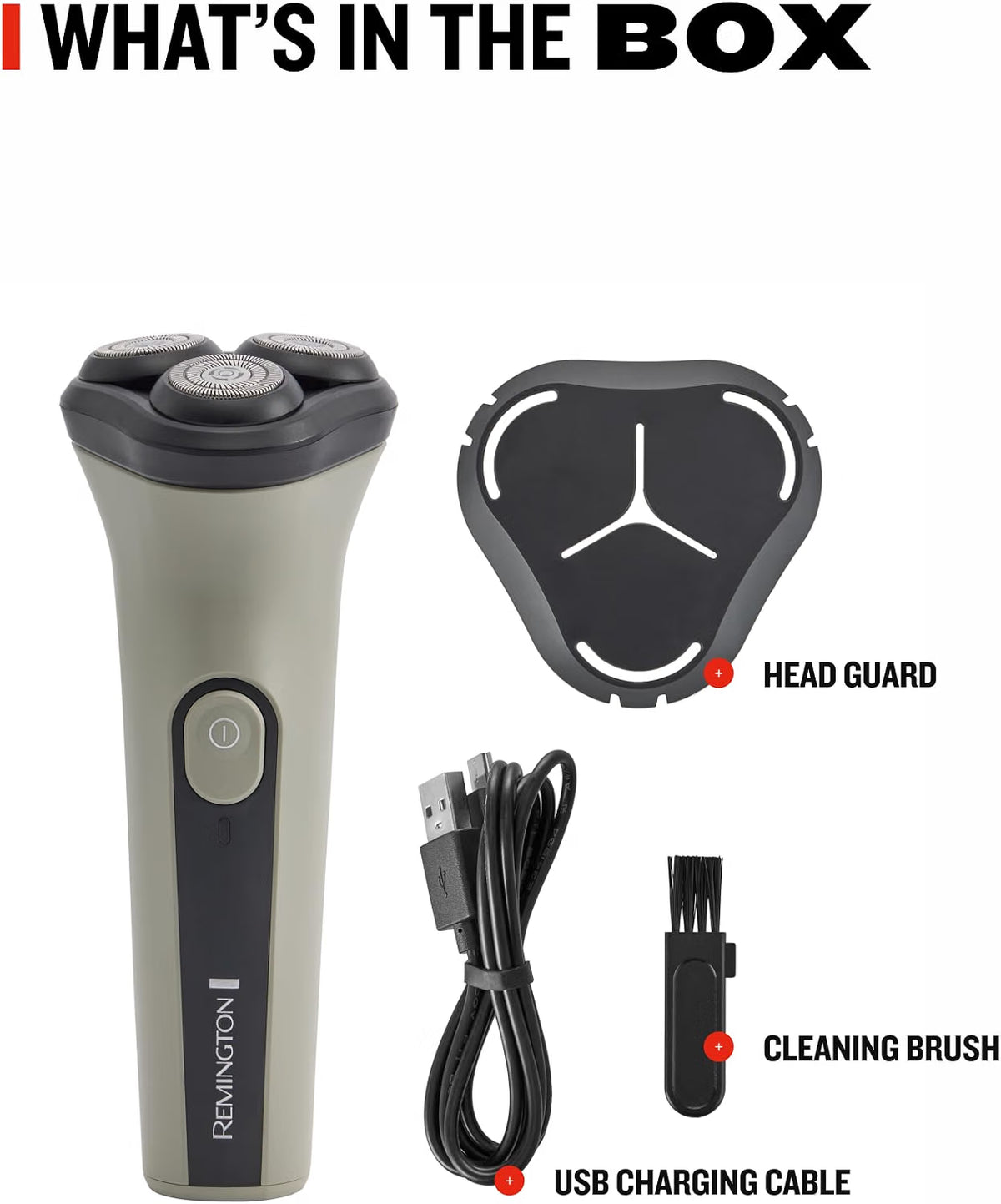 Remington Cordless Rotary Shaver, Wet & Dry Men’s Razor Shaving Shaver with Pop-Up Trimmer