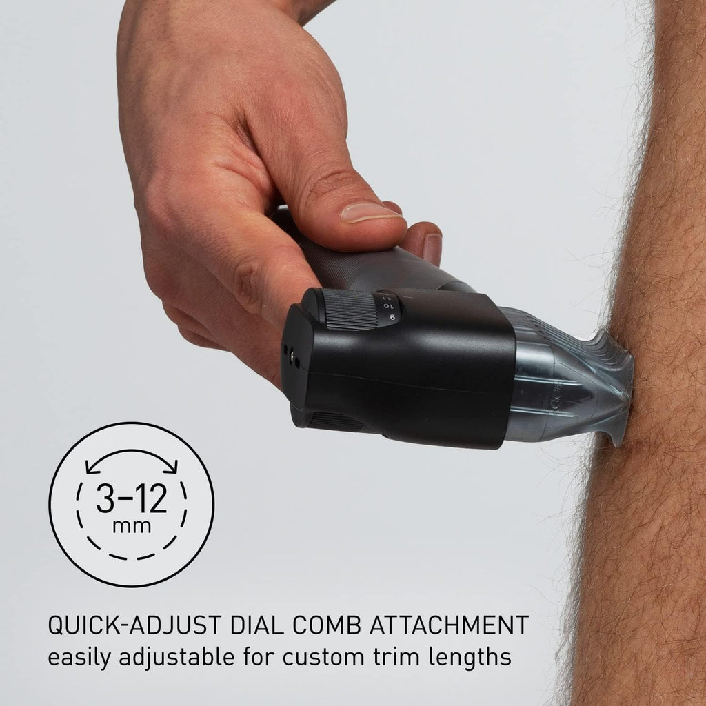 Panasonic Wet/Dry Cordless Body Groomer/Hair Trimmer, Close Shaver Sensitive Area Hair Remover Tool
