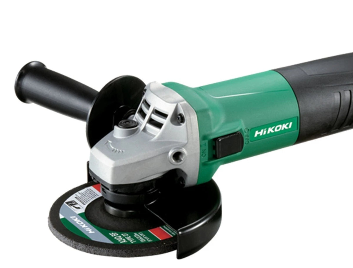 Hikoki Angle Grinder 125mm | Corded 730W Corded Grinding Cutting Tool Kit | Lockable Slide Switch