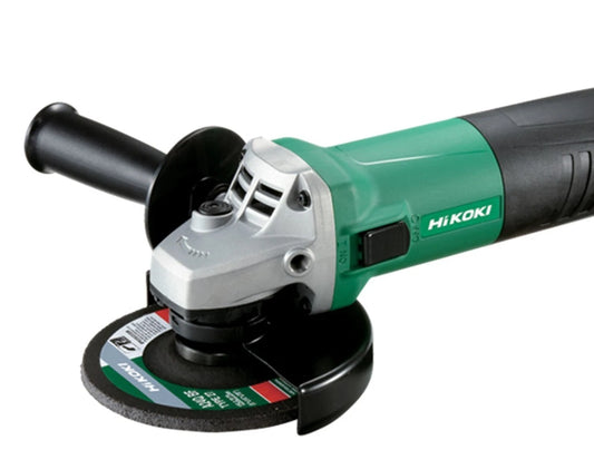 Hikoki Angle Grinder 125mm | Corded 730W Corded Grinding Cutting Tool Kit | Lockable Slide Switch