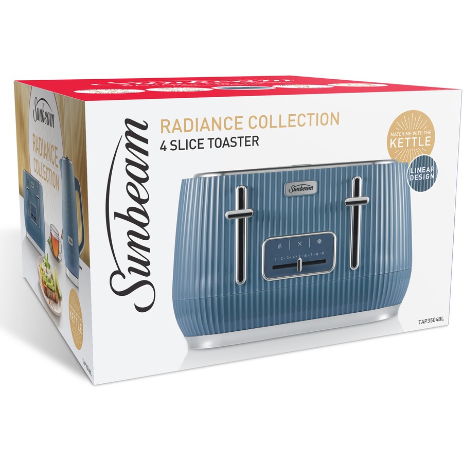Sunbeam Toaster 4 Slice Bread Toasting Machine | Toast Maker Elegeant Kitchen Appliance