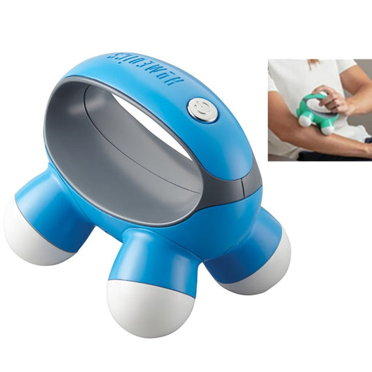 HoMedics Mini Massager | Handheld Compact Hand Back Body Massage Vibrating Arm Leg