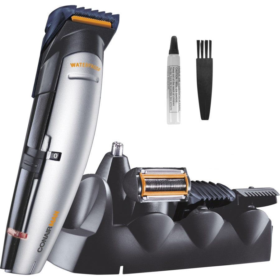 Men's All In One Hair Clipper | Cordless Rechargeable Beard Trimmer Facial Shaver | Men's Shaving Kit
