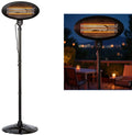 2000W Lenoxx Outdoor Electric Patio Balcony Heater | Standing Heat Radiant Warmer Heating