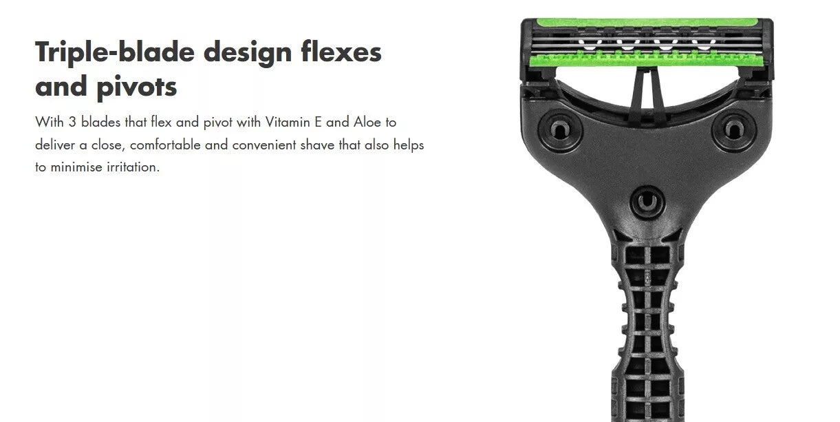 14 Pack Schick Mens Razors Shavers Sensitive Xtreme3 Close Shave Shaving Aloe