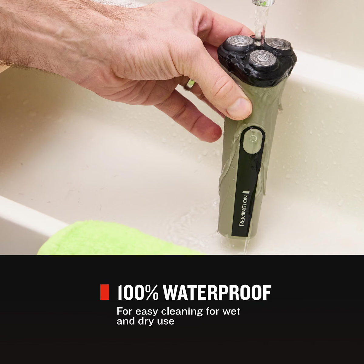 Remington Cordless Rotary Shaver, Wet & Dry Men’s Razor Shaving Shaver with Pop-Up Trimmer