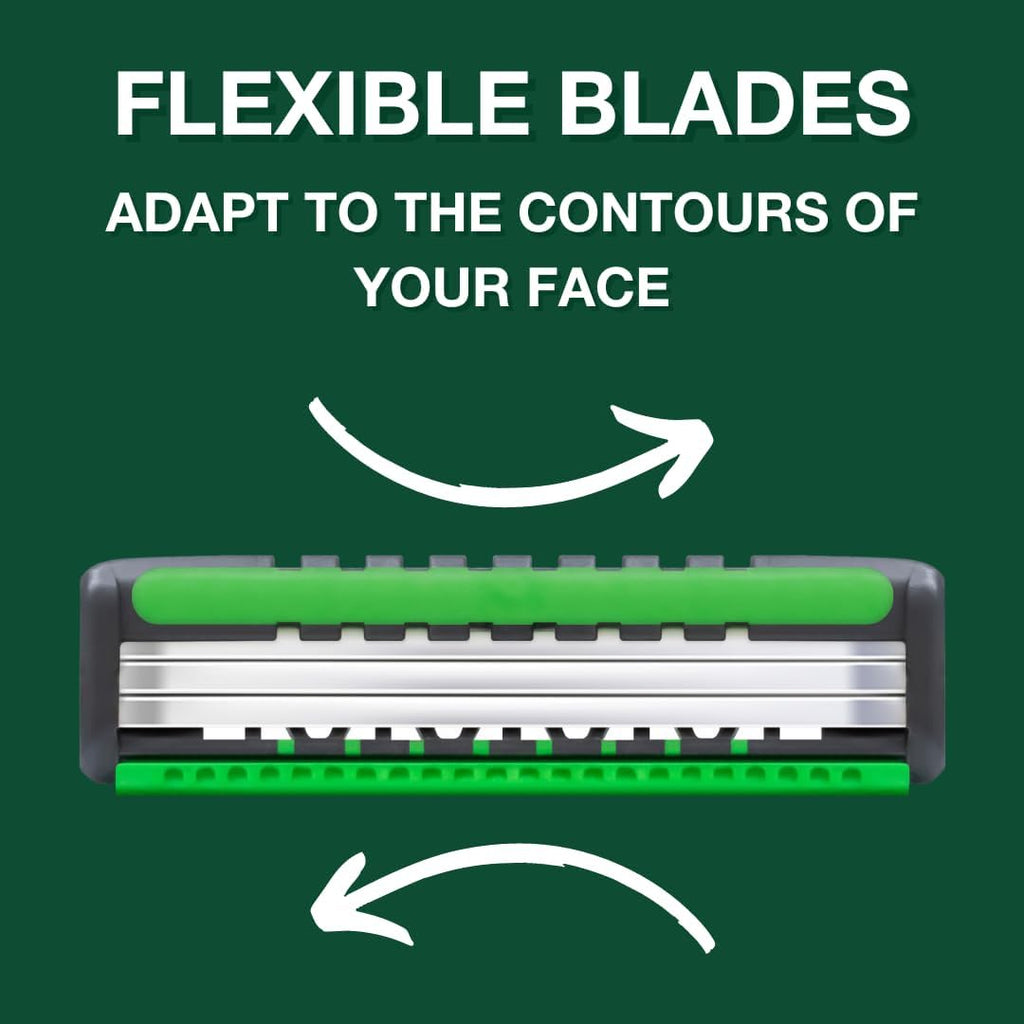 4x Schick Sensitive Shazers | Disposable Razors Facial Hair Clippers | Triple Blades Razor Trimmers