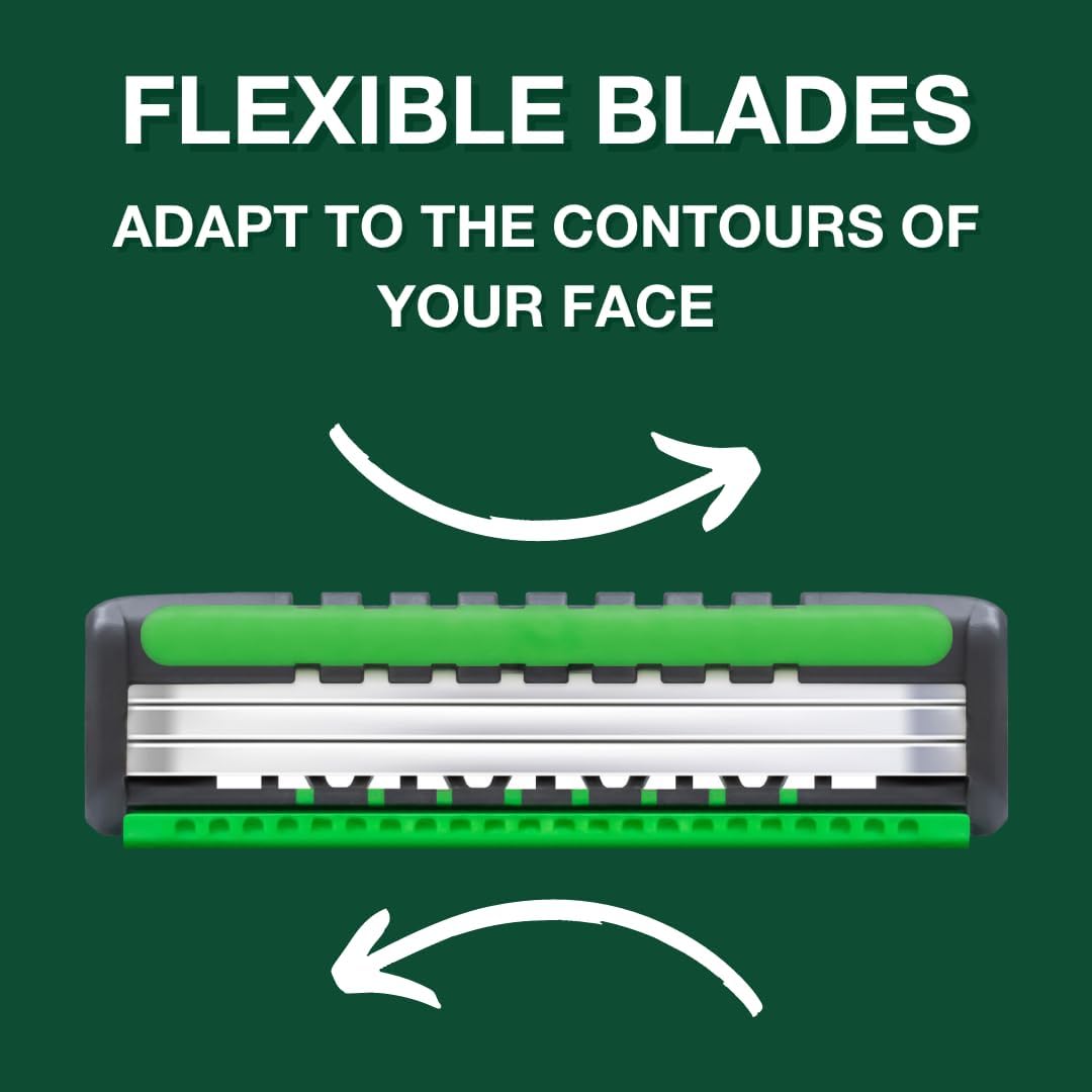 4x Schick Sensitive Shazers | Disposable Razors Facial Hair Clippers | Triple Blades Razor Trimmers