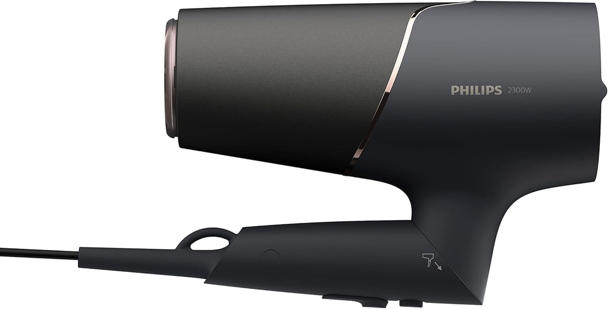 Philips 2300W Hair Dryer, Portable Folding Blowdryer Blow Drying 6 Heat/Speed Styler, Overheat Protection