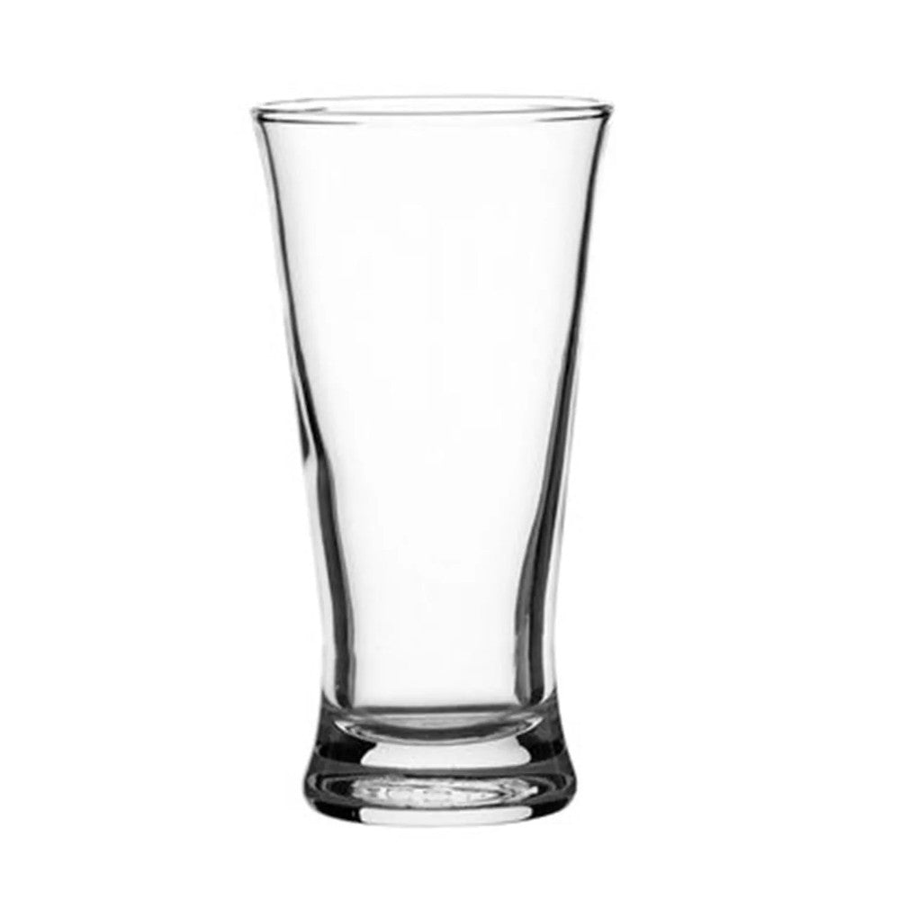Crown Pilsner 200ml Beer Alcohol Cider Drinking Glasses - Set of 6 Glassware Drinking Mug Glass