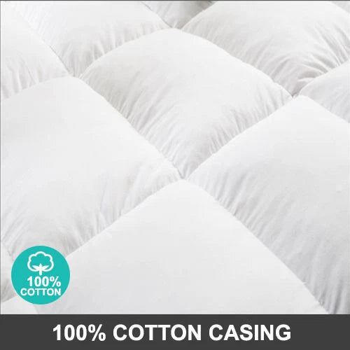 QUEEN Pillowtop Mattress Protector | Luxury Bamboo Matress Topper Underlay 1000GSM | 45cm Skirt