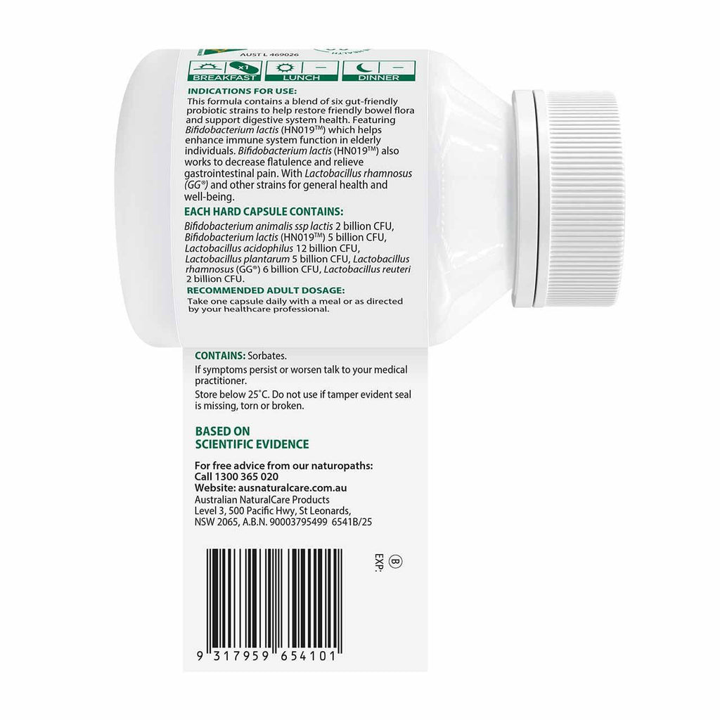 Probiotic 32 Billion 30 capsule - Healthy Digestive Gut Intestnal Flora | Immune Support Flatulence