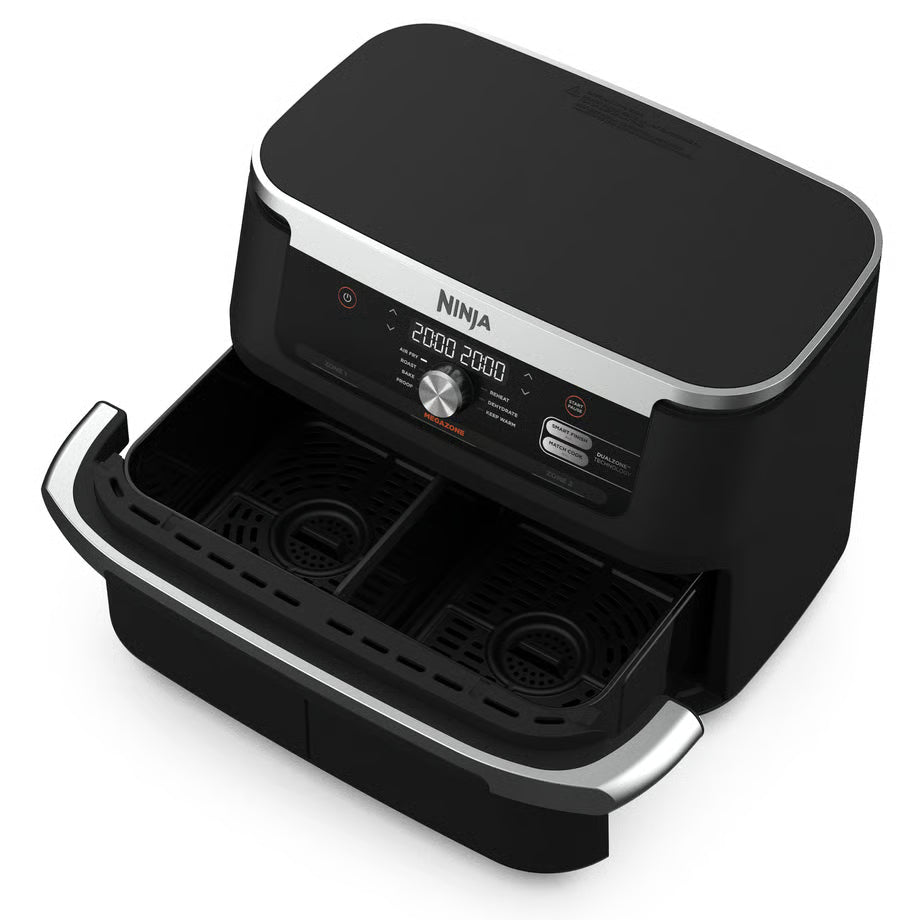 Ninja Air Fryer Dual Basket | 2x 5.2L Double Tray Airfrying Healthier Cooking | Air Roast Dehydrate