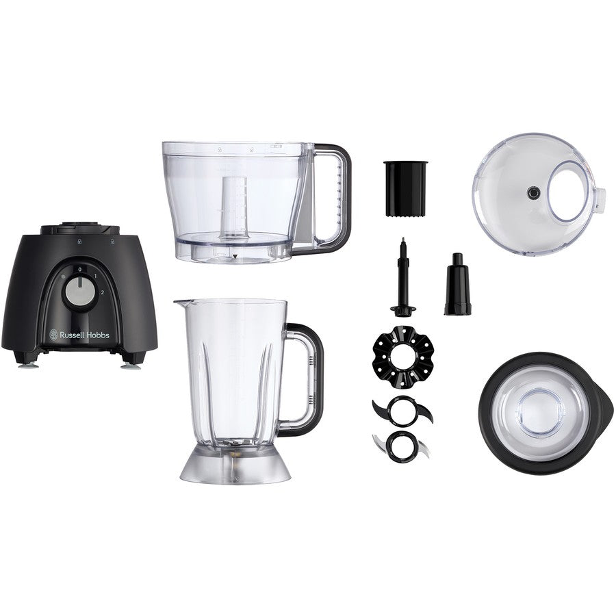Russell Hobbs Food Processor | Fruit Vegetable Slicer Slicing Machine w/ Blender | Smoothie Maker