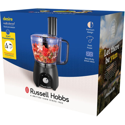 Russell Hobbs Food Processor | Fruit Vegetable Slicer Slicing Machine w/ Blender | Smoothie Maker
