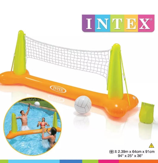 Intex Floating Pool Volleyball Game | Infatable Floating Net | Lake Beach Volley Ball Kids Adults Games