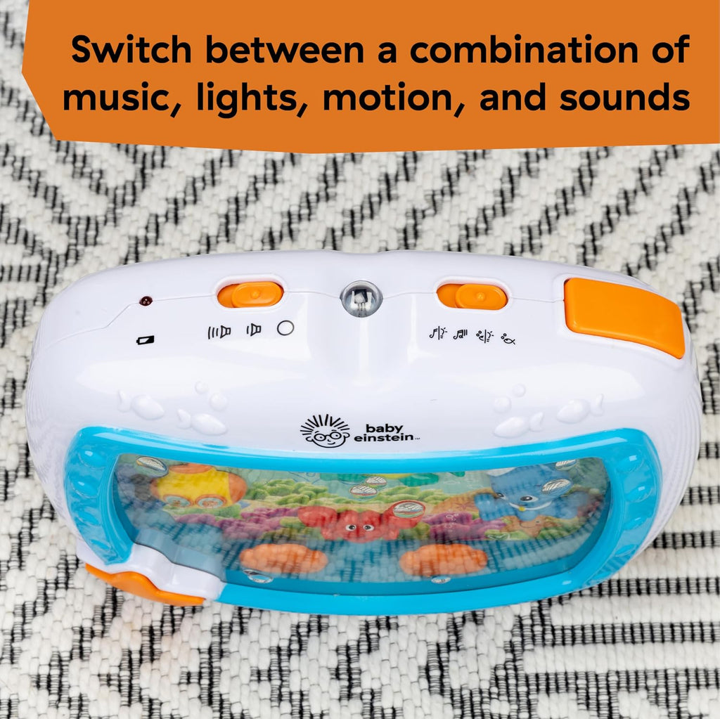 Newborn Baby Sea Dreams Crib Bedtime Soother, Baby Einstein Soother Lullaby Calming Melody Lights Sounds