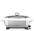Electric Sunbeam Banquet Skillet Frying Pan Frypan Stainless Steel 2400W Cooking, Kitchen Appliance