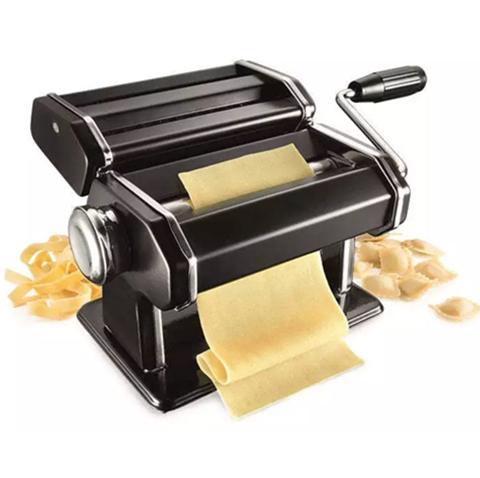 Baccarat Pasta Maker | Fresh Homemade Spaghetti Fettucini Roller | Manual Machine Cutter Stainless Steel