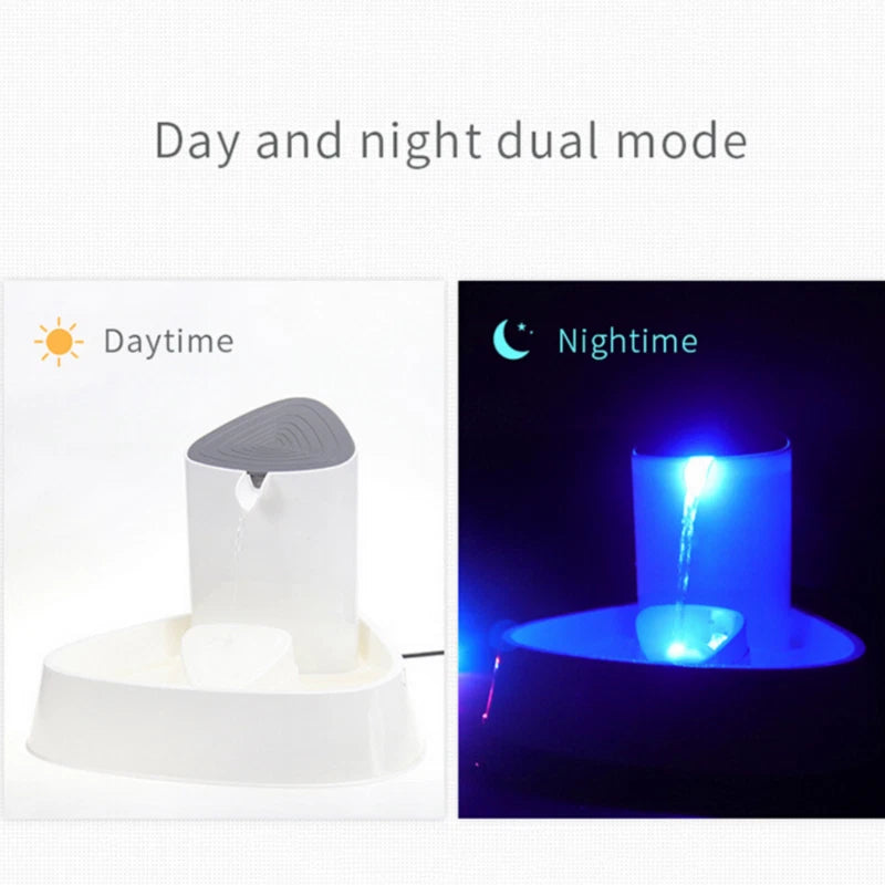 Electric Pet Cat Drinking Dispenser Drinking Fountain Anti-bacterial PP Resin Filtered Water