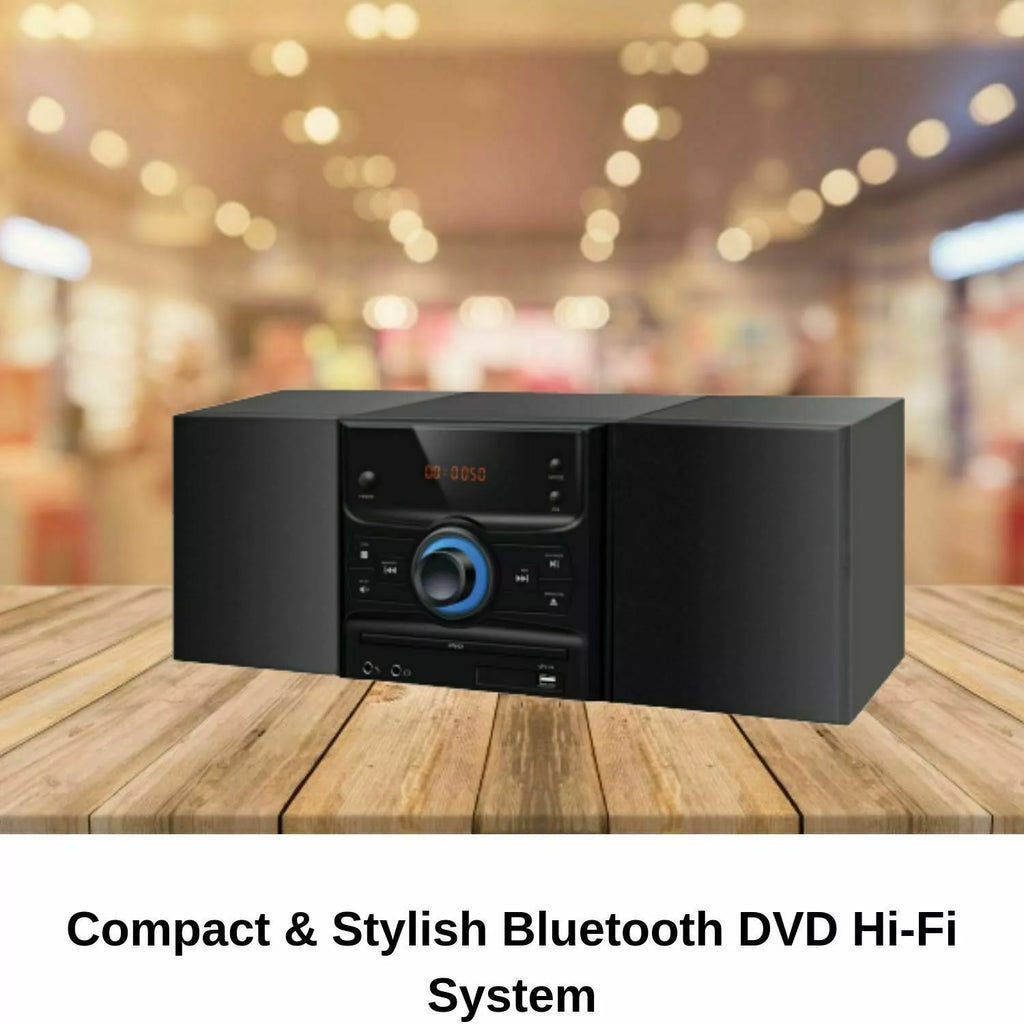 Bluetooth FM Radio 30W HiFI CD Player Speakers Music Hi Fi System USB w/ Remote