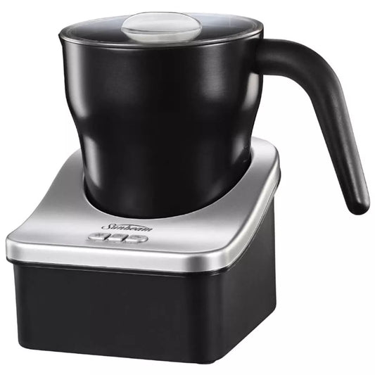 Sunbeam Electric Milk Frother | Automatic Frothing Foamer Chocolate Mixer Cold/Hot Latte Cap