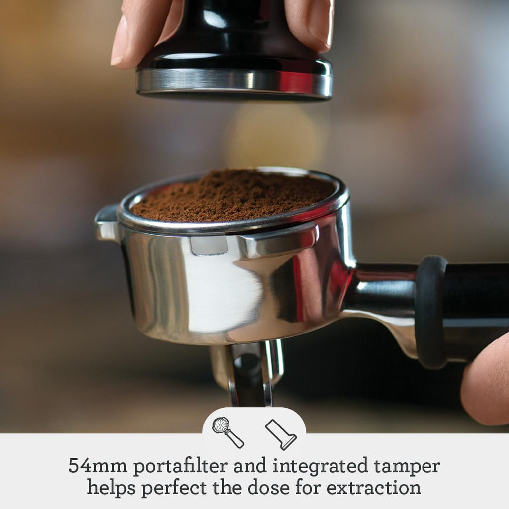 Breville Espresso Coffee Machine with Milk Frother | Cappuccino Latte Maker | 15 Bar Italian Pump |  54mm Portafilter