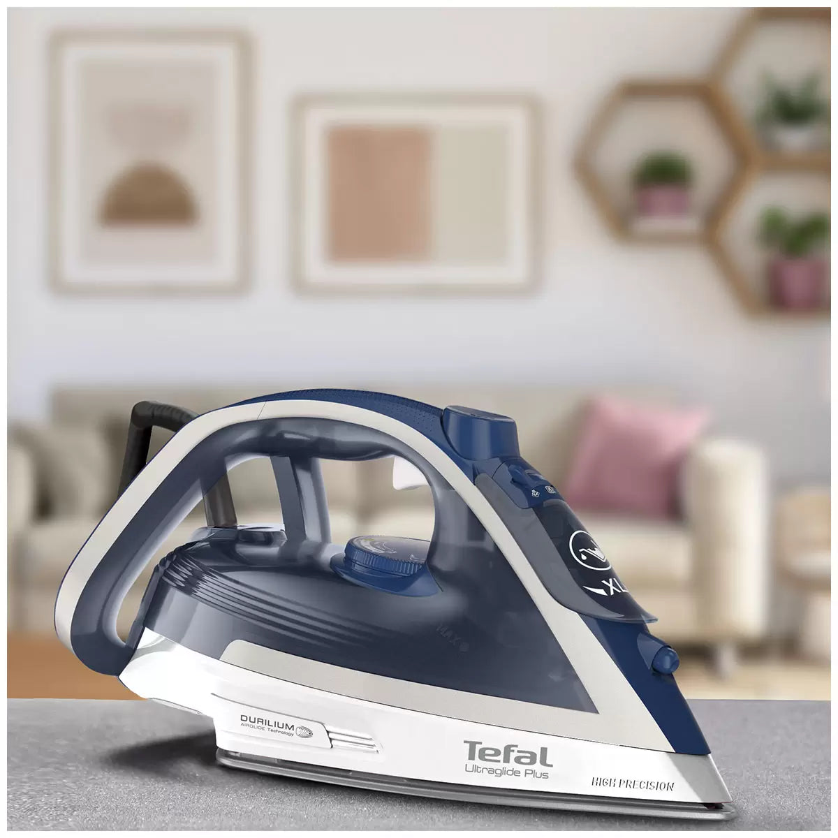 Tefal 2400W Extra Steam Iron Ironing Press | Clothes Steam Shirt Crease Remover | Scratch Resistant Soleplate