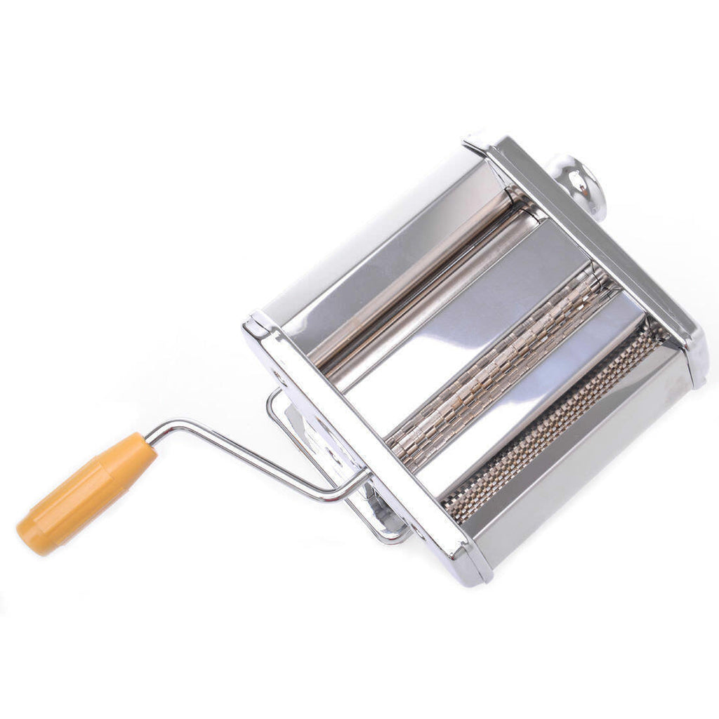 Pasta Maker Heavy Duty | Stainless Steel Noodle Fresh Pasta Dough Roller | Spaghetti Machine Cutter