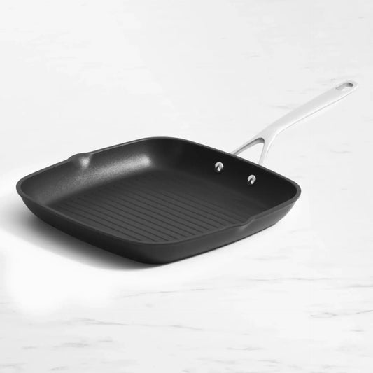 Wolstead Grill Searing Griddle Pan | Square Non Stick Induction Frypan Kebab Steak