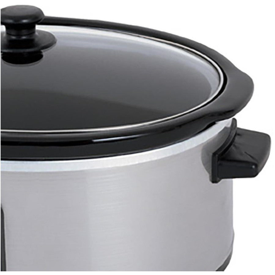 Russell Hobbs Slow Cooker 3.5L | Overnight Stainless Steel Ceramic Curry Meat Stew Braise Pot
