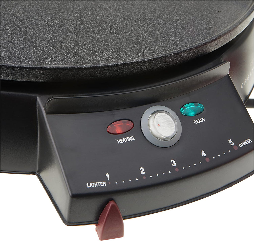 Breville Electric Crepe Pancake Maker | Pikelet Eggs Breakfast Flat Plate Machine Portable Cooker