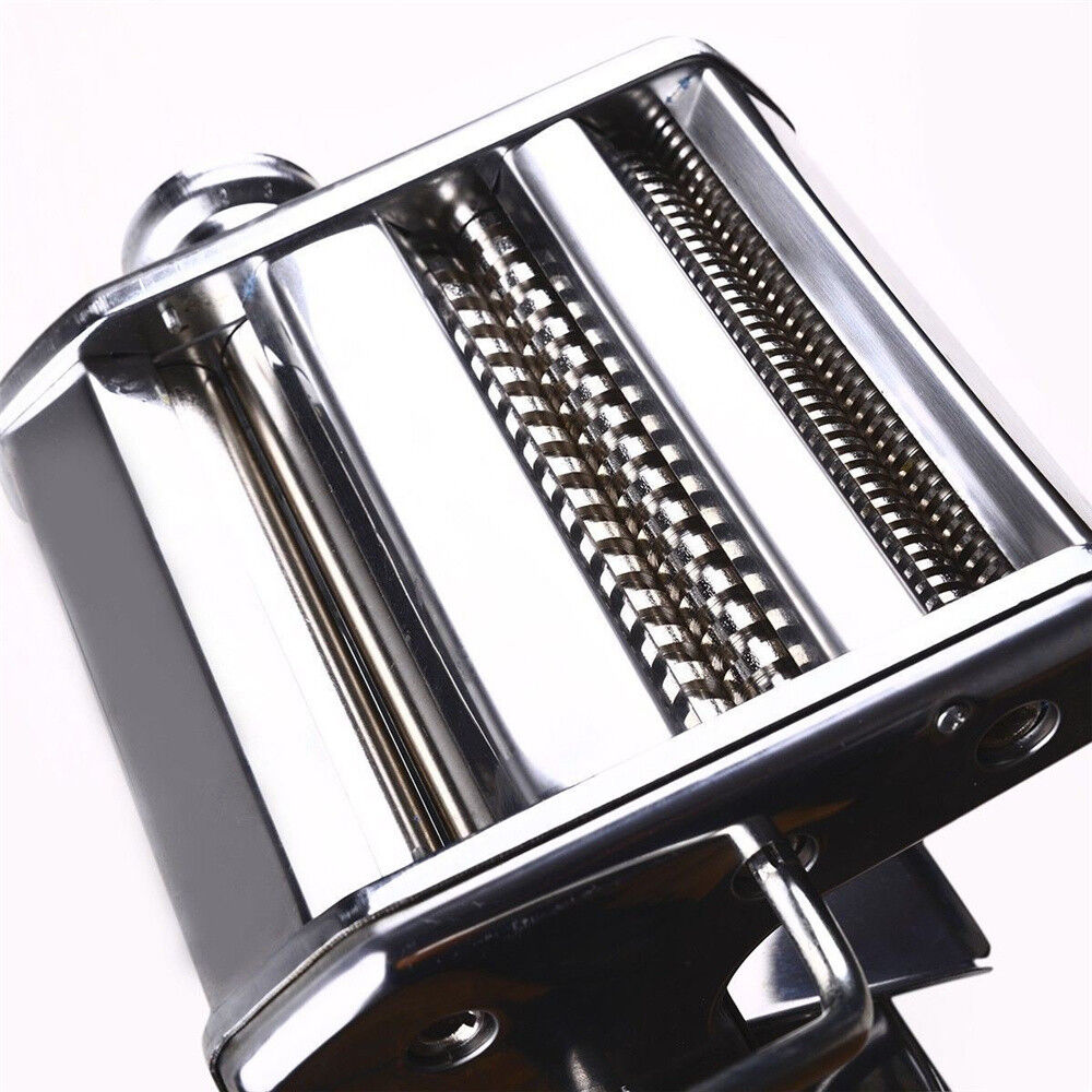 Pasta Maker Heavy Duty | Stainless Steel Noodle Fresh Pasta Dough Roller | Spaghetti Machine Cutter