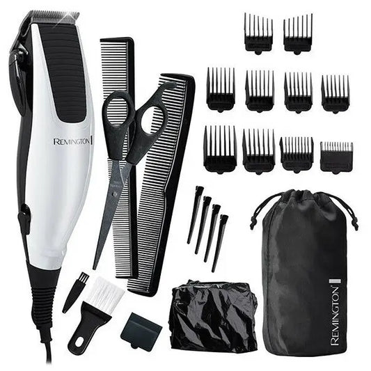 Remington Men's 23 Piece Haircutting Set | Corded Electric Precision Hair Clipper Trimmer